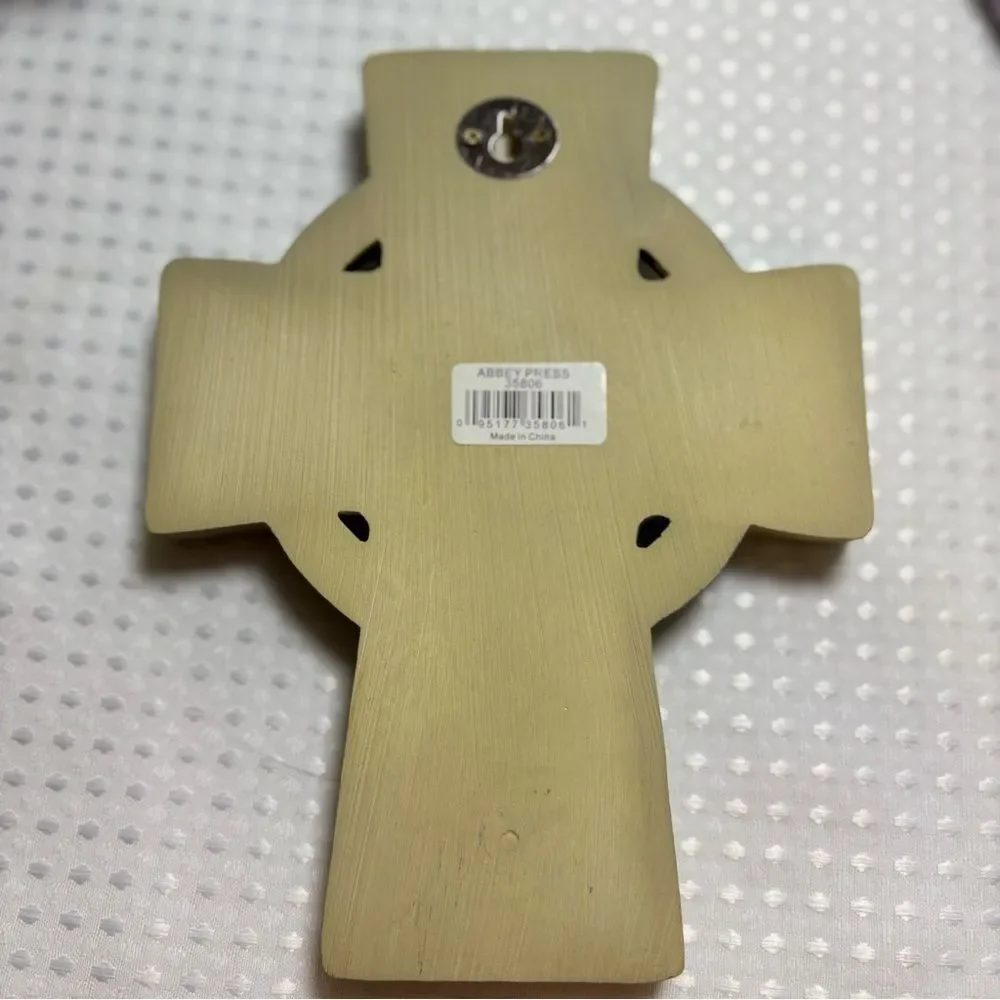 Abbey Press Irish Home Blessing Decorative Cross Shaped Plaque